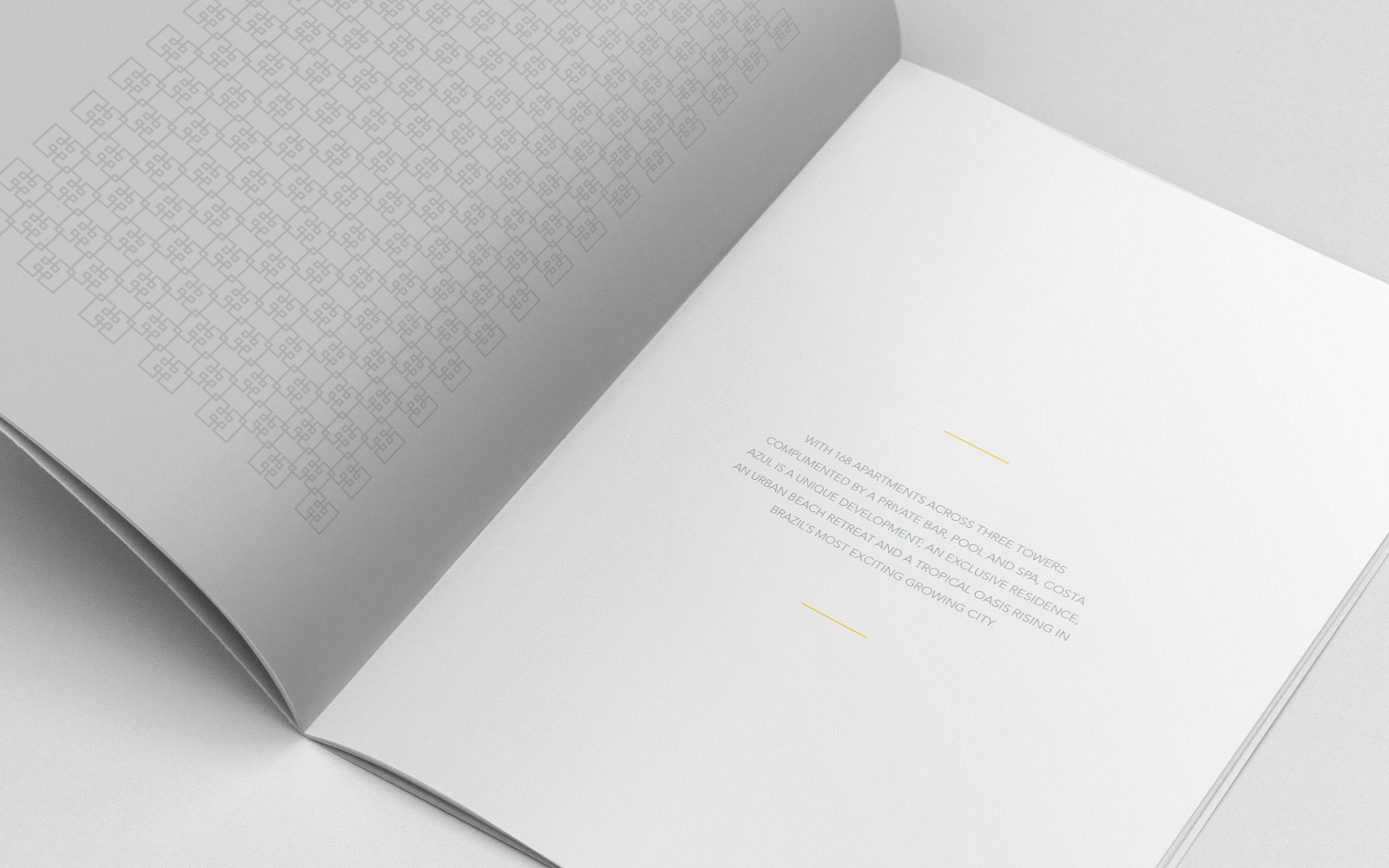 Costa Azul luxury brochure design