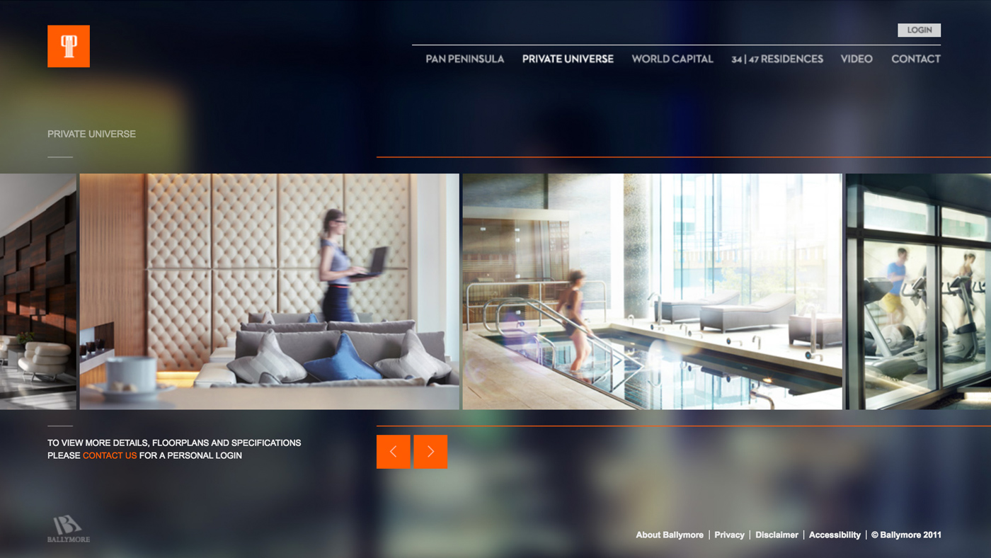 Pan Peninsula website design