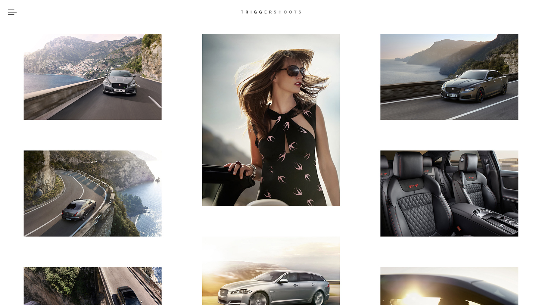 Photographer portfolio website design and development